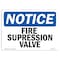 Signmission OSHA Notice Sign, Fire Tank Water Level Valve, 10in X 7in Decal, 7" W, 10" L, Portrait OS-NS-D-710-V-12708 - alternate 1